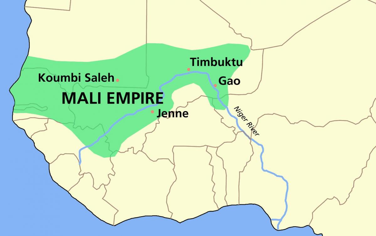 királyság Mali térkép