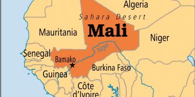 Térkép bamako Mali