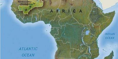 Maliban a nyugat-afrikai térkép